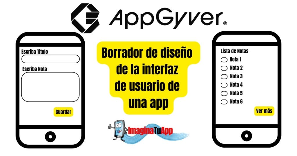 AppGyver diseño interfaz usuario