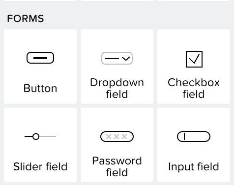 Componentes forms y layout en Appgyver