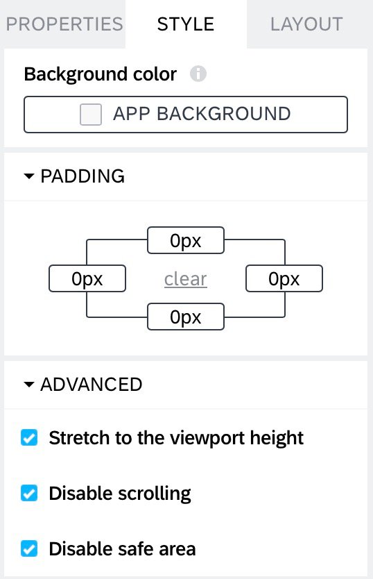 Configuración chat bot page